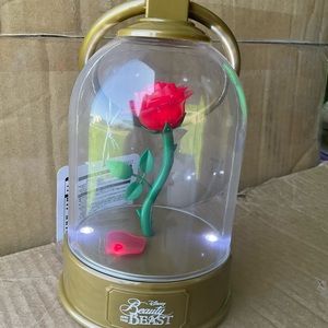 Disney Japan Beauty  and the Beast  light up lantern  8 in. H .. NWT
